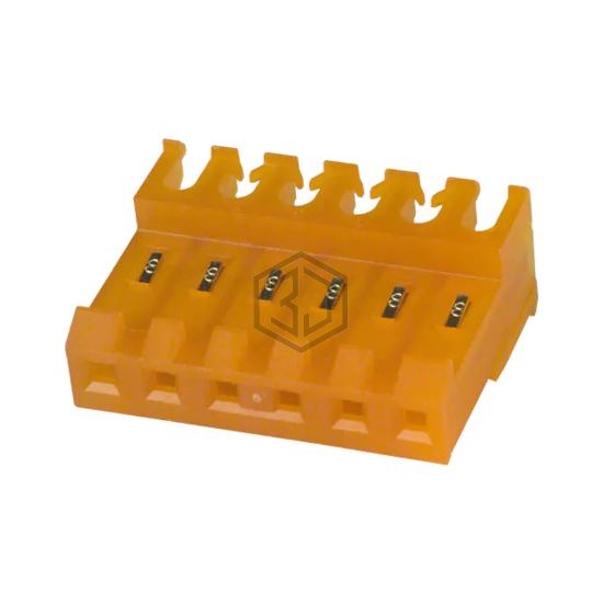 640599-6 - TE Connectivity AMP Connectors - Rectangular Connectors - Free Hanging, Panel Mount