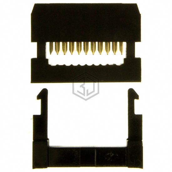 SFH213-PPPN-D05-ID-BK-M181 - Sullins Connector Solutions - Rectangular Connectors - Free Hanging, Panel Mount