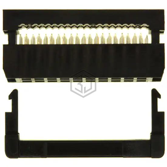 SFH213-PPPN-D10-ID-BK-M181 - Sullins Connector Solutions - Rectangular Connectors - Free Hanging, Panel Mount