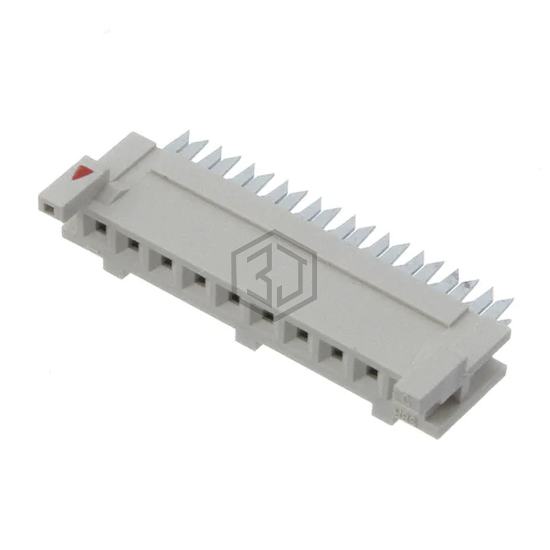 DF1-10S-2.5R28(05) - Hirose Electric Co Ltd - Rectangular Connectors - Free Hanging, Panel Mount