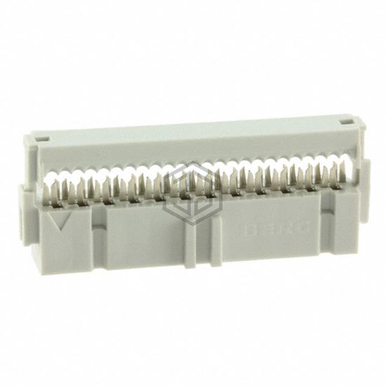 71600-124LF - Amphenol ICC (FCI) - Rectangular Connectors - Free Hanging, Panel Mount