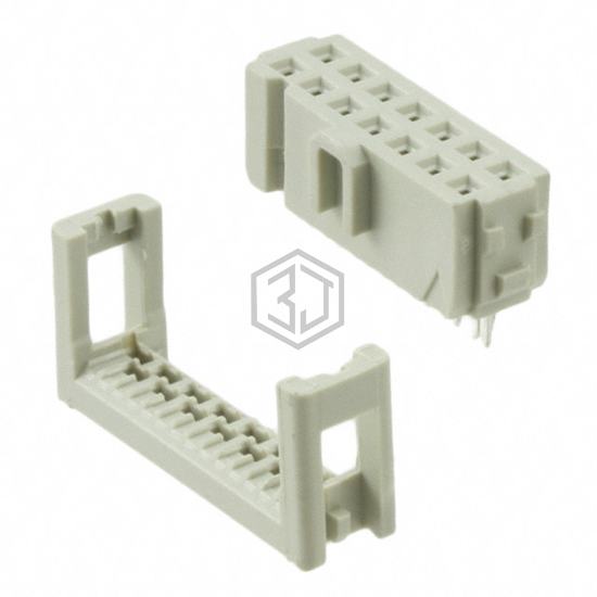09185147813 - HARTING - Rectangular Connectors - Free Hanging, Panel Mount