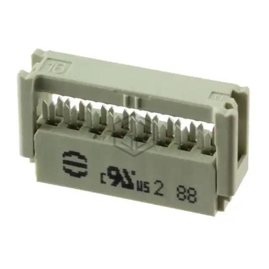 09185166803 - HARTING - Rectangular Connectors - Free Hanging, Panel Mount