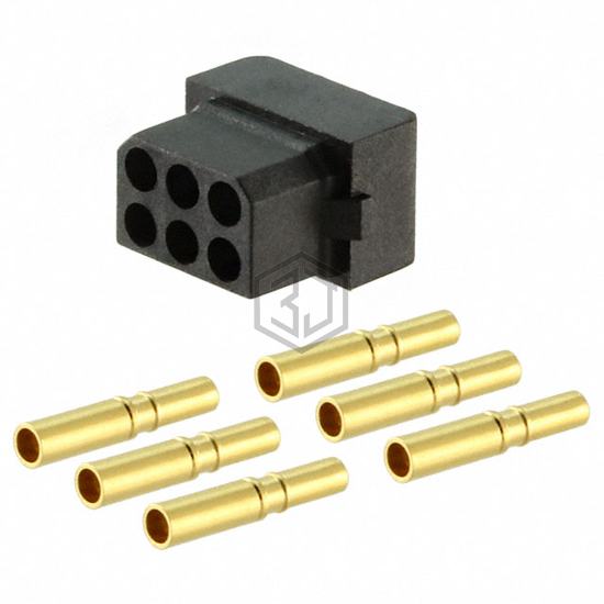 M80-8440645 - Harwin Inc. - Rectangular Connectors - Free Hanging, Panel Mount