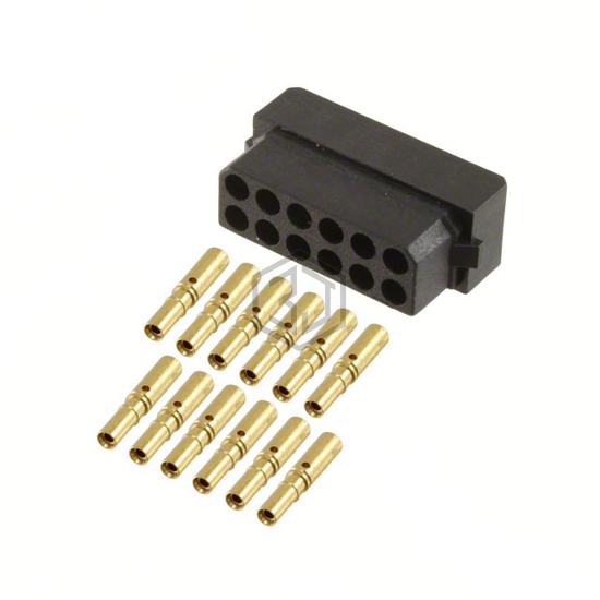 M80-8441245 - Harwin Inc. - Rectangular Connectors - Free Hanging, Panel Mount