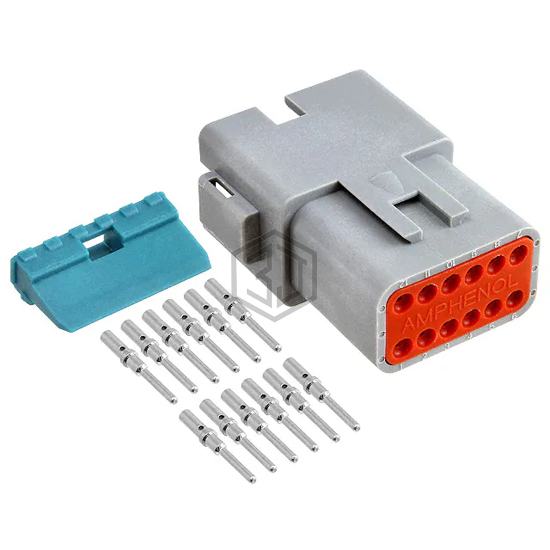 AT04-12PA-KIT01 - Amphenol Sine Systems Corp - Rectangular Connectors - Free Hanging, Panel Mount