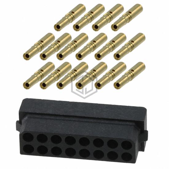 M80-8441645 - Harwin Inc. - Rectangular Connectors - Free Hanging, Panel Mount