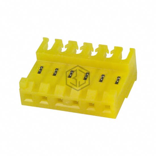 3-644466-6 - TE Connectivity AMP Connectors - Rectangular Connectors - Free Hanging, Panel Mount