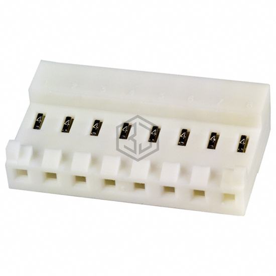 3-643820-8 - TE Connectivity AMP Connectors - Rectangular Connectors - Free Hanging, Panel Mount
