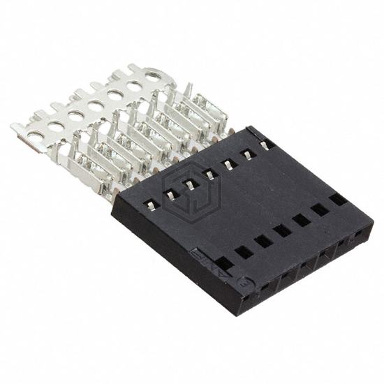 104439-6 - TE Connectivity AMP Connectors - Rectangular Connectors - Free Hanging, Panel Mount