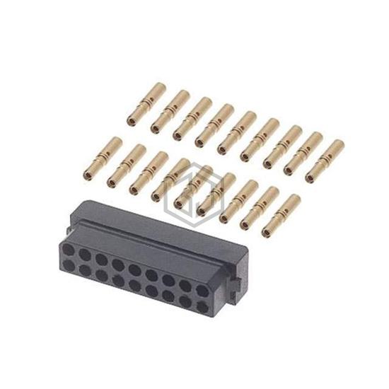 M80-8441845 - Harwin Inc. - Rectangular Connectors - Free Hanging, Panel Mount