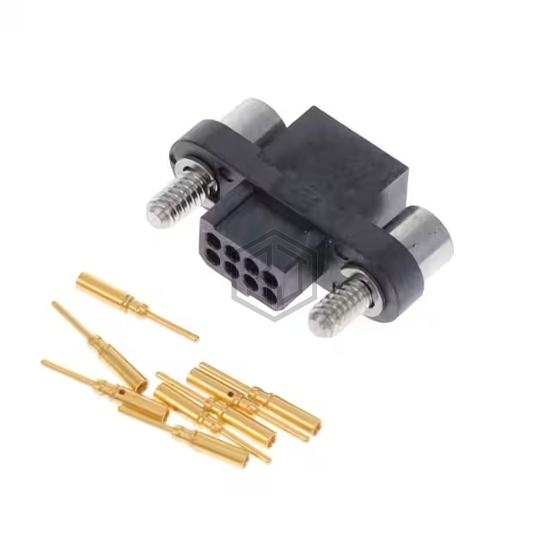 MHDAS2M008GE01 - Amphenol Socapex - Rectangular Connectors - Free Hanging, Panel Mount