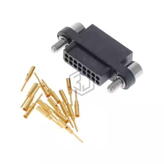 MHDAS2M016BE01 - Amphenol Socapex - Rectangular Connectors - Free Hanging, Panel Mount