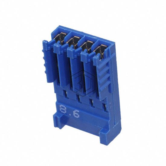 281786-4 - TE Connectivity AMP Connectors - Rectangular Connectors - Free Hanging, Panel Mount