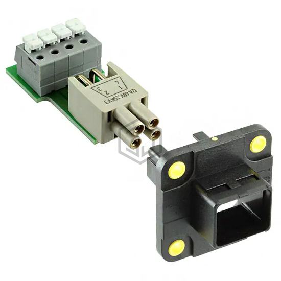 09462454031 - HARTING - Rectangular Connectors - Free Hanging, Panel Mount