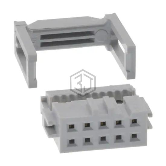 71600-010LF - Amphenol ICC (FCI) - Rectangular Connectors - Free Hanging, Panel Mount