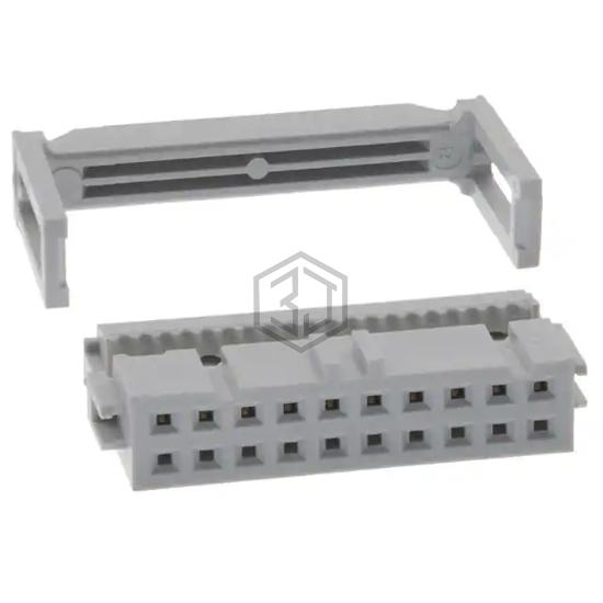 71600-020LF - Amphenol ICC (FCI) - Rectangular Connectors - Free Hanging, Panel Mount