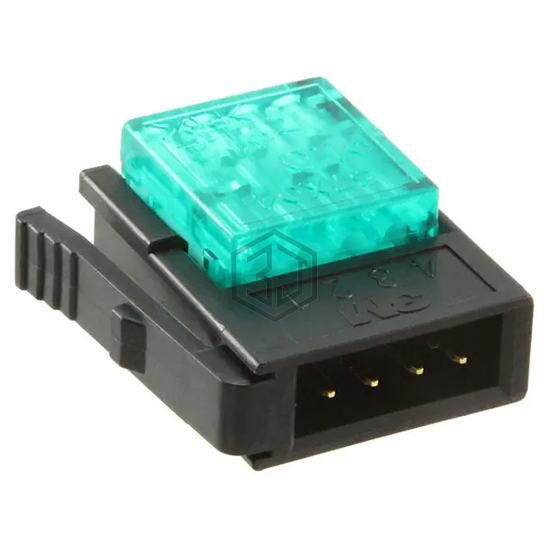 37104-2124-000 FL 100 - 3M - Rectangular Connectors - Free Hanging, Panel Mount