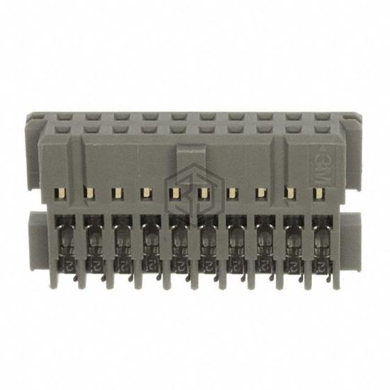CHG-2020-J01010-KEP - 3M - Rectangular Connectors - Free Hanging, Panel Mount