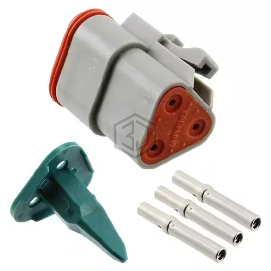 AT06-3S-KIT01 - Amphenol Sine Systems Corp - Rectangular Connectors - Free Hanging, Panel Mount
