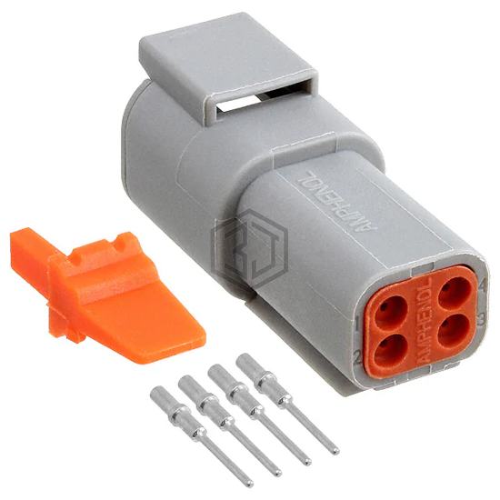 ATM04-4P-KIT01 - Amphenol Sine Systems Corp - Rectangular Connectors - Free Hanging, Panel Mount