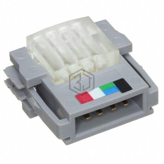 DCN4-BR4D - Omron Automation and Safety - Rectangular Connectors - Free Hanging, Panel Mount