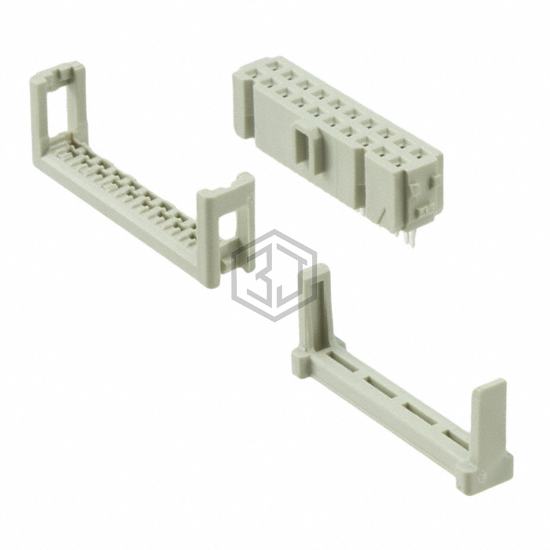 09185207813 - HARTING - Rectangular Connectors - Free Hanging, Panel Mount
