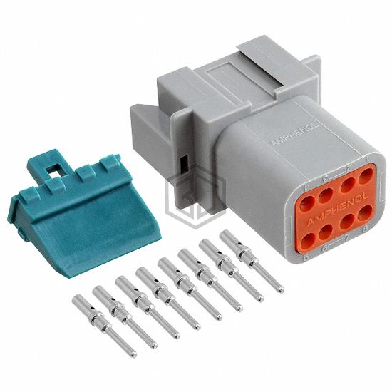 AT04-08PA-KIT01 - Amphenol Sine Systems Corp - Rectangular Connectors - Free Hanging, Panel Mount