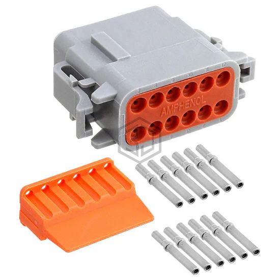 ATM06-12SA-KT01 - Amphenol Sine Systems Corp - Rectangular Connectors - Free Hanging, Panel Mount
