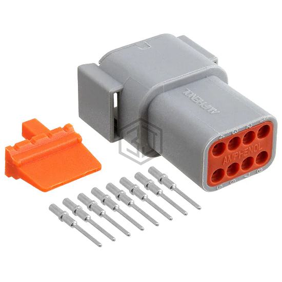 ATM04-08PA-KT01 - Amphenol Sine Systems Corp - Rectangular Connectors - Free Hanging, Panel Mount