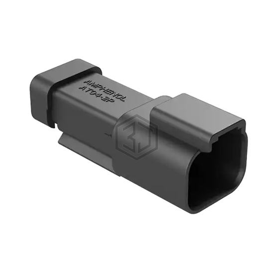 AT04-2P-P060 - Amphenol Sine Systems Corp - Rectangular Connectors - Free Hanging, Panel Mount
