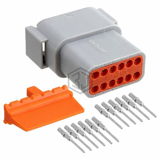 ATM04-12PA-KT01 - Amphenol Sine Systems Corp - Rectangular Connectors - Free Hanging, Panel Mount