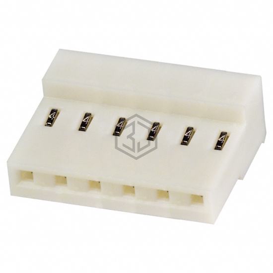 3-640434-6 - TE Connectivity AMP Connectors - Rectangular Connectors - Free Hanging, Panel Mount