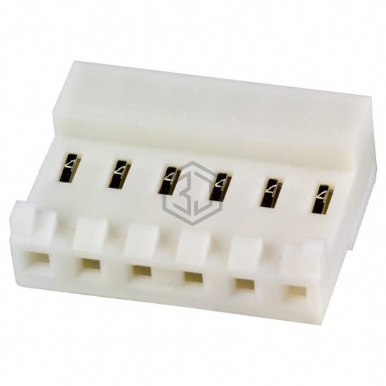 3-643820-6 - TE Connectivity AMP Connectors - Rectangular Connectors - Free Hanging, Panel Mount