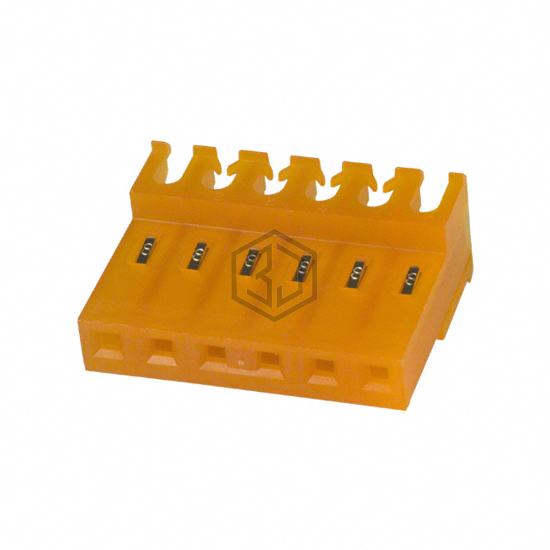 3-640604-6 - TE Connectivity AMP Connectors - Rectangular Connectors - Free Hanging, Panel Mount