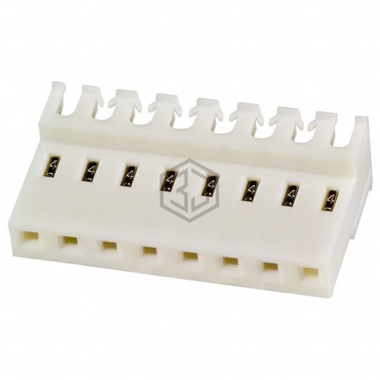 3-640607-8 - TE Connectivity AMP Connectors - Rectangular Connectors - Free Hanging, Panel Mount