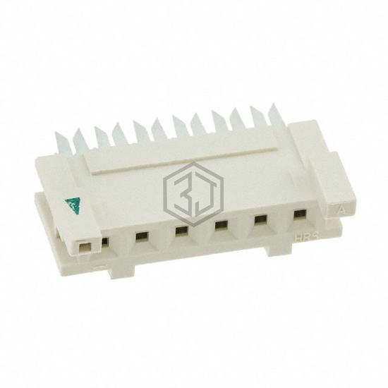 DF1-6S-2.5R24(05) - Hirose Electric Co Ltd - Rectangular Connectors - Free Hanging, Panel Mount