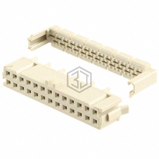 3-1393531-3 - TE Connectivity AMP Connectors - Rectangular Connectors - Free Hanging, Panel Mount
