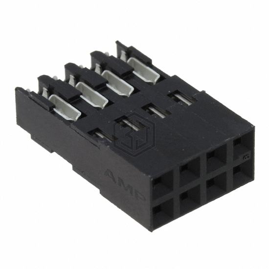 5102935-4 - TE Connectivity AMP Connectors - Rectangular Connectors - Free Hanging, Panel Mount