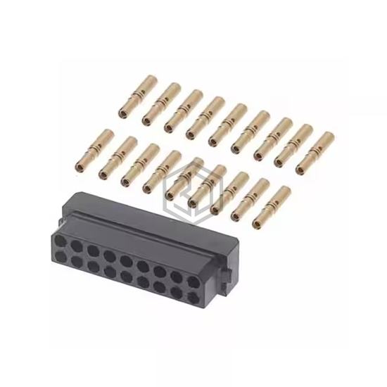 B5740-218-F-C-2 - Harwin Inc. - Rectangular Connectors - Free Hanging, Panel Mount