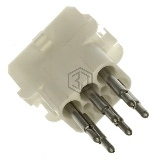 350849-6 - TE Connectivity AMP Connectors - Rectangular Connectors - Free Hanging, Panel Mount