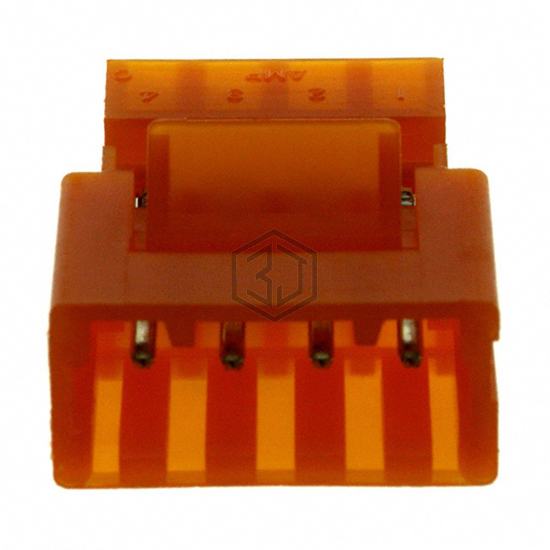 641435-4 - TE Connectivity AMP Connectors - Rectangular Connectors - Free Hanging, Panel Mount