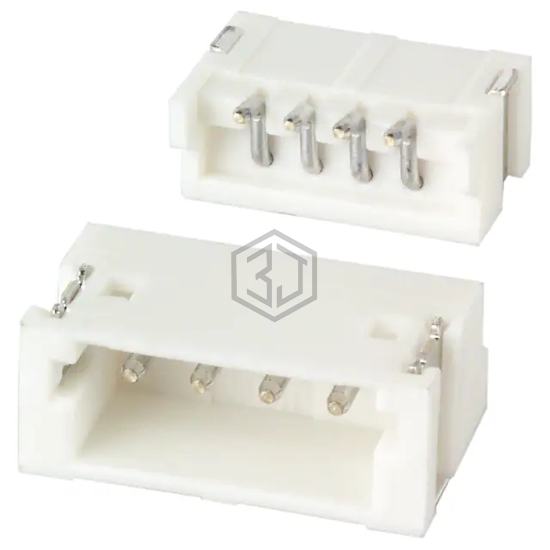 S4B-ZR-SM4A-TF(LF)(SN) - JST Sales America Inc. - Rectangular Connectors - Headers, Male Pins