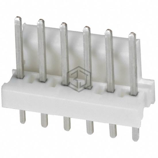 640454-6 - TE Connectivity AMP Connectors - Rectangular Connectors - Headers, Male Pins