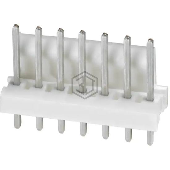 640456-7 - TE Connectivity AMP Connectors - Rectangular Connectors - Headers, Male Pins