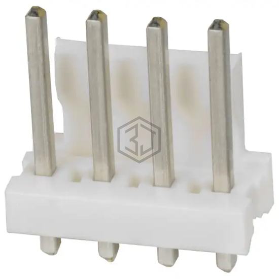 644752-4 - TE Connectivity AMP Connectors - Rectangular Connectors - Headers, Male Pins