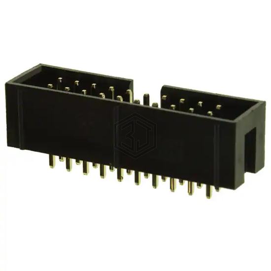 SBH11-PBPC-D10-ST-BK - Sullins Connector Solutions - Rectangular Connectors - Headers, Male Pins