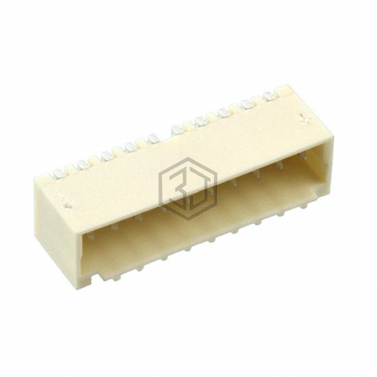 0874381043 - Molex - Rectangular Connectors - Headers, Male Pins