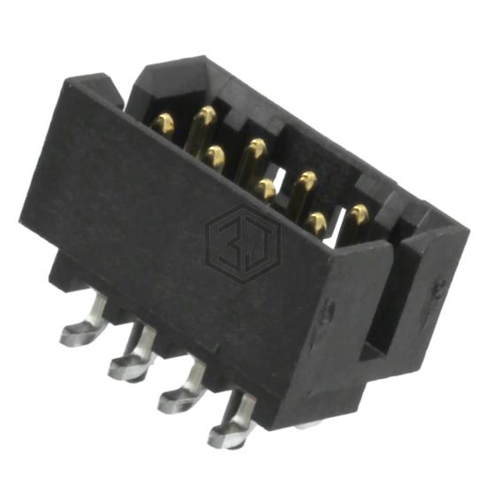 0878320810 - Molex - Rectangular Connectors - Headers, Male Pins