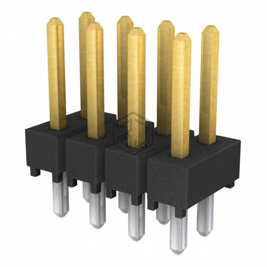 TSW-104-07-F-D - Samtec Inc. - Rectangular Connectors - Headers, Male Pins